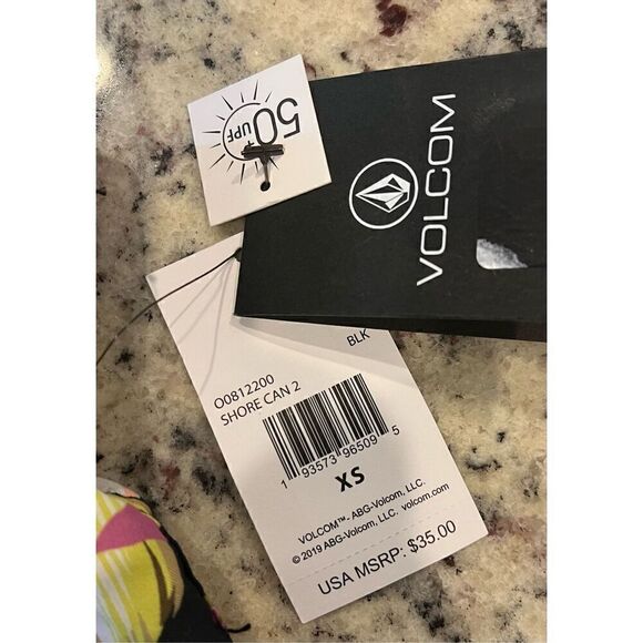 Volcom O0812200 / SHORE CAN 2" Women's Bottoms (Elastic Waist) Swimwear - Picture 5 of 6